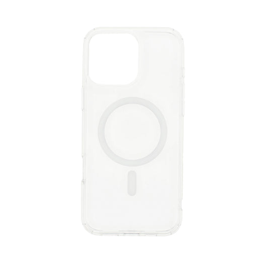 Dviced MagSafe iPhone 16 Pro Max prozoren ovitek - bela