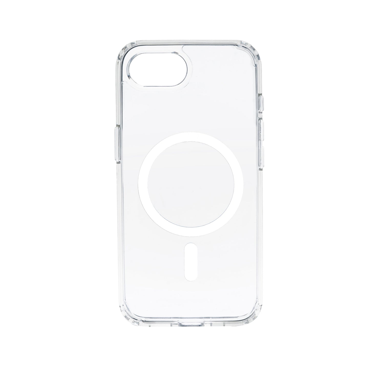 Dviced MagSafe iPhone 17e/16e prozoren ovitek - bela