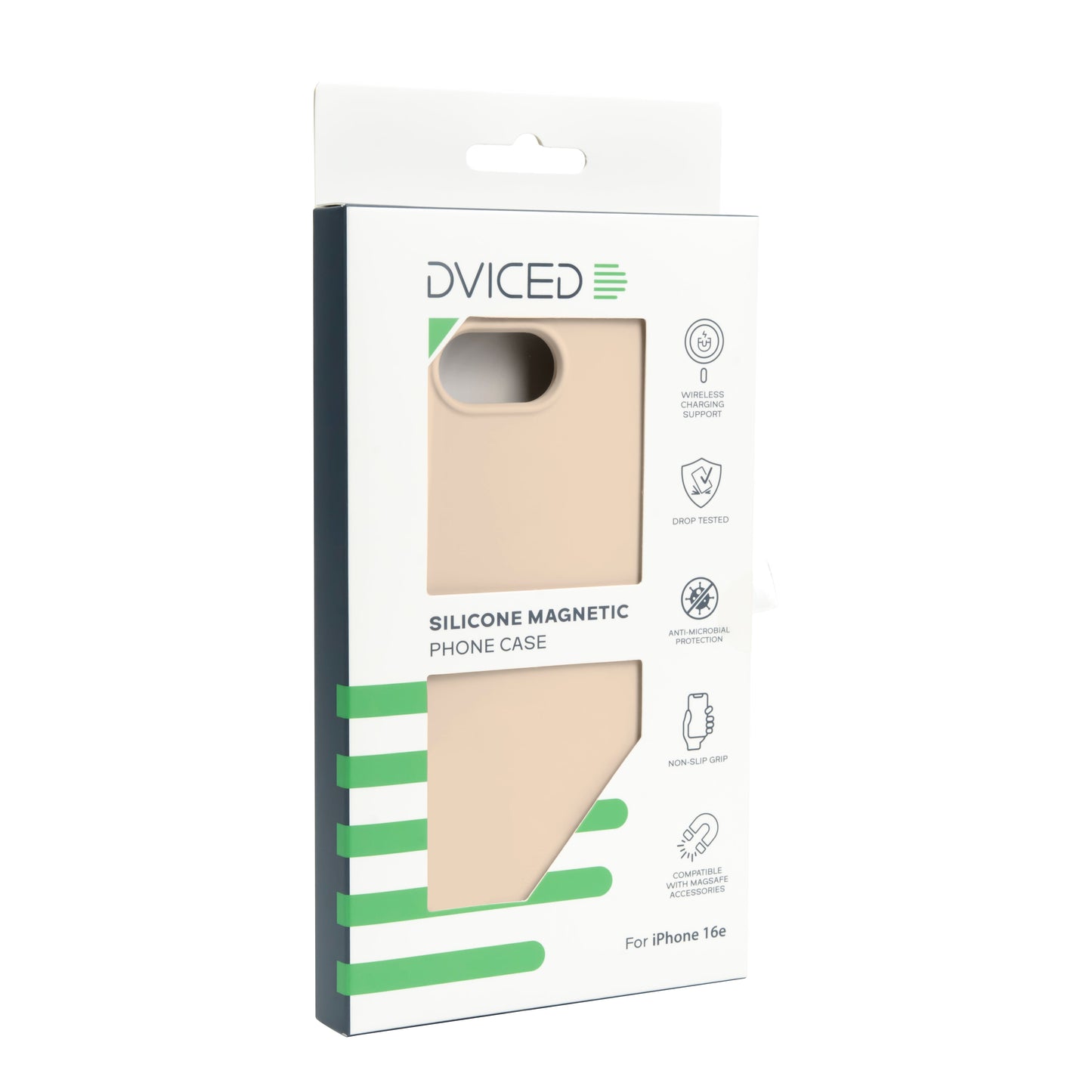 Dviced silikonski iPhone 17e/16e ovitek - bež