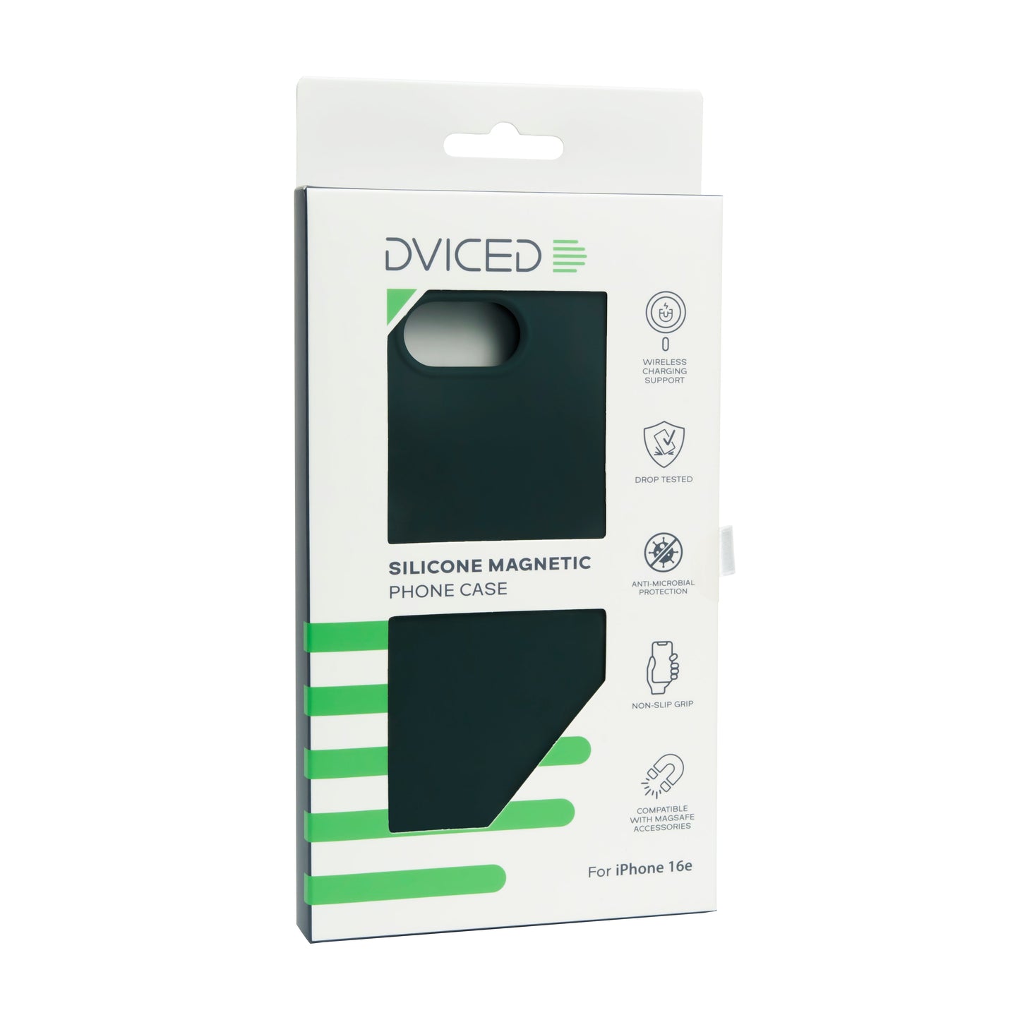 Dviced silikonski iPhone 17e/16e ovitek - zelena