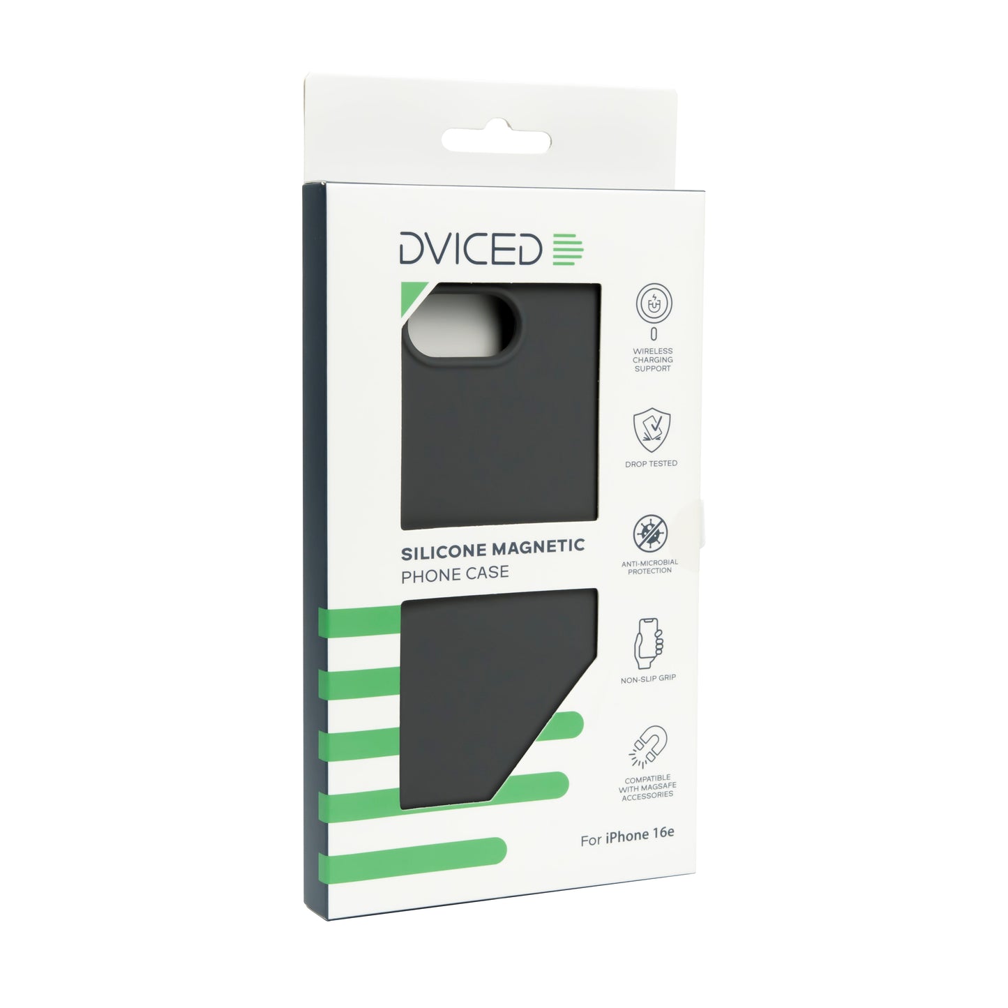 Dviced silikonski iPhone 17e/16e ovitek - siva