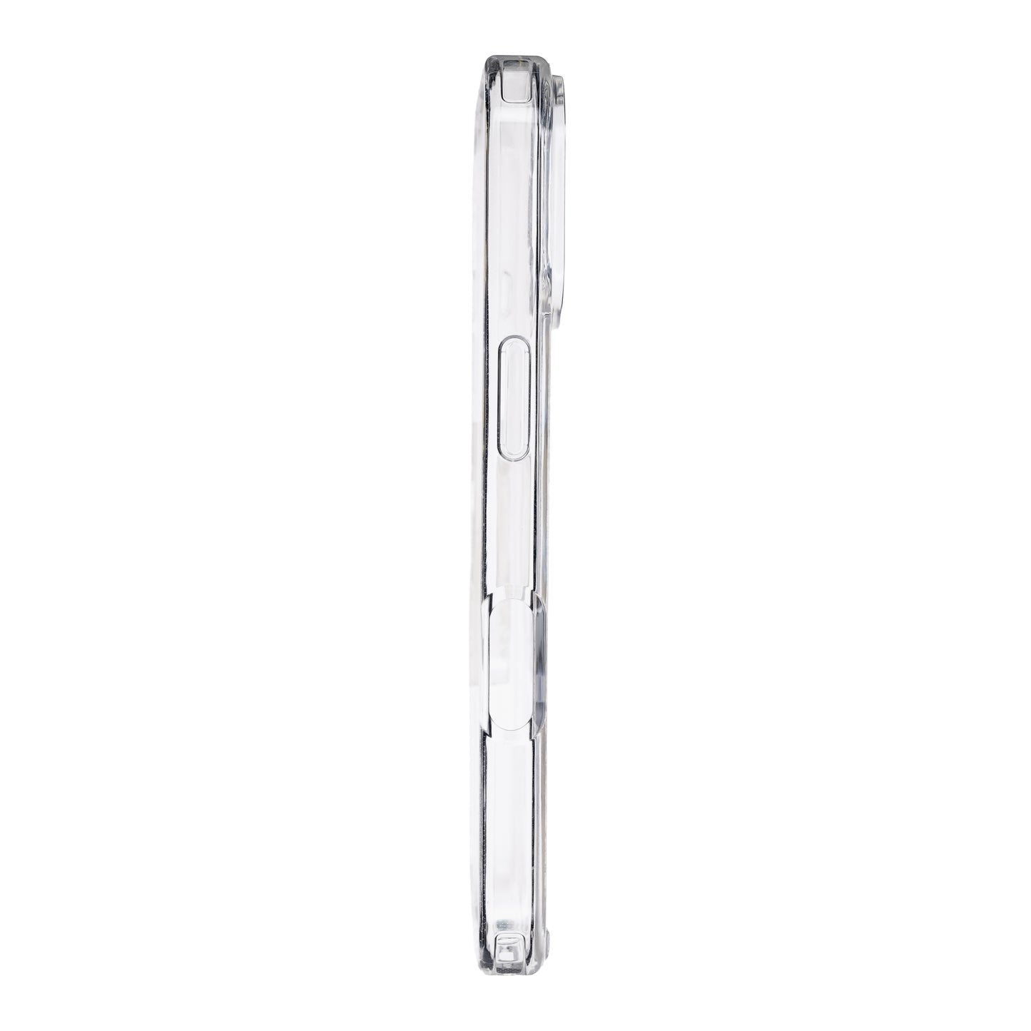 Dviced prozoren ovitek MagSafe za iPhone 17 - bel
