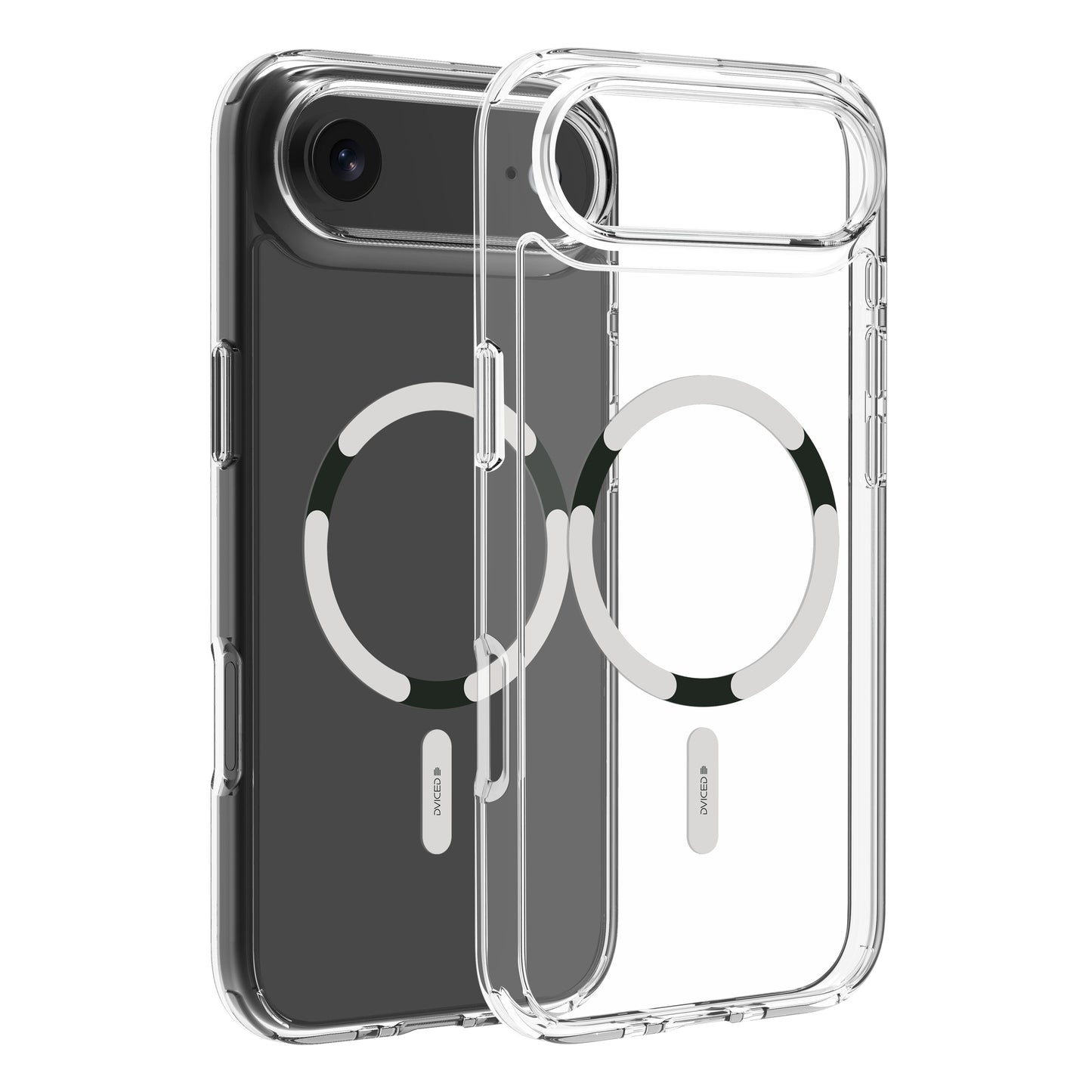 Dviced prozoren ovitek MagSafe za iPhone 17 Air - bel