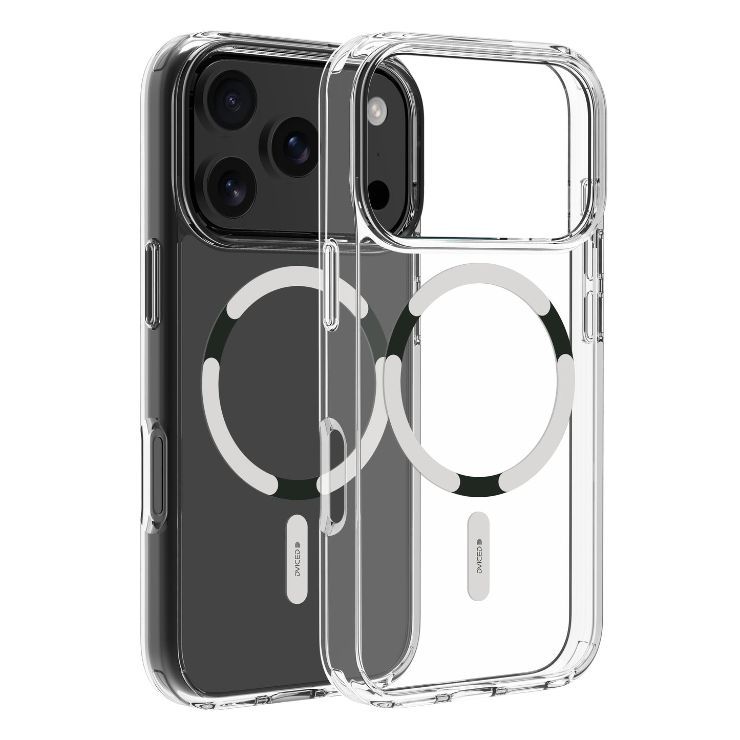 Dviced prozoren ovitek MagSafe za iPhone 17 Pro Max - bel