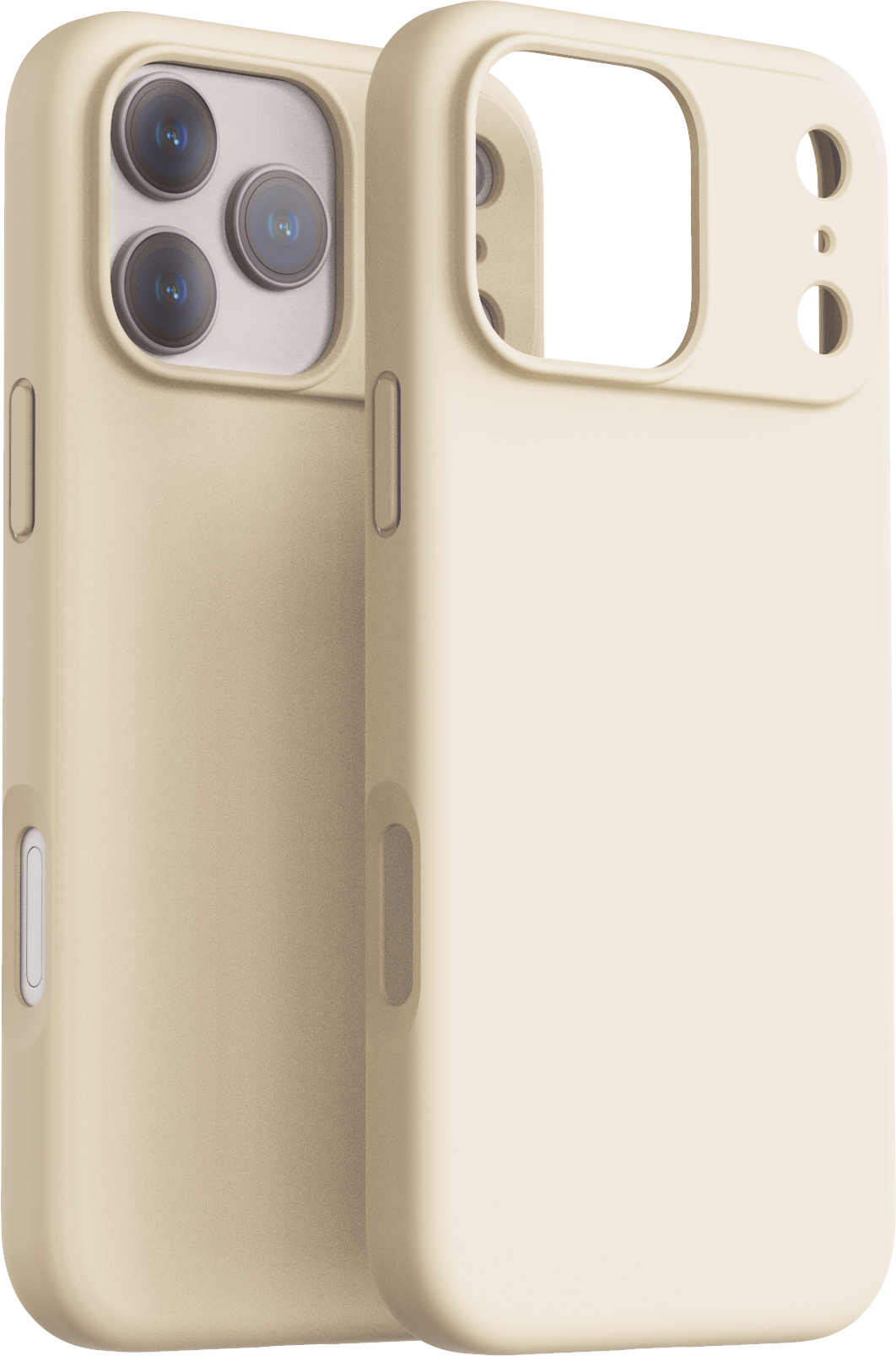 Dviced silikonski MagSafe ovitek za iPhone 17 Pro Max - bež