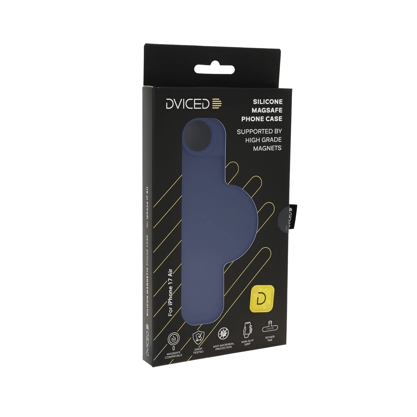 Dviced silikonski MagSafe ovitek za iPhone Air, modra