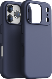 Dviced silikonski MagSafe ovitek za iPhone 17 Pro - modra