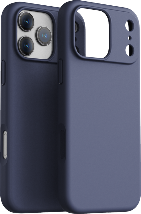 Dviced silikonski MagSafe ovitek za iPhone 17 Pro Max - modra