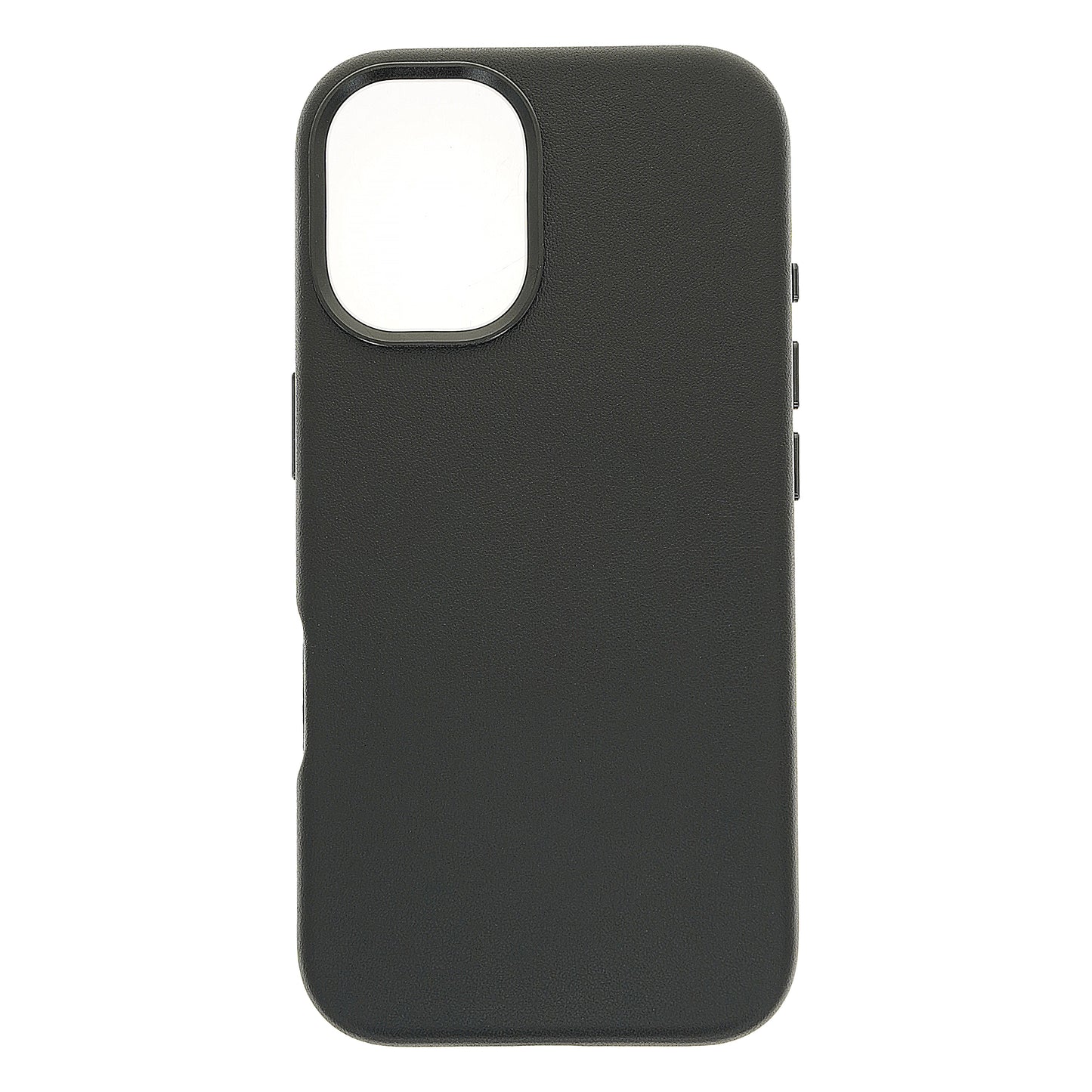 Dviced Leather ovitek z MagSafe za iPhone 16 - črna