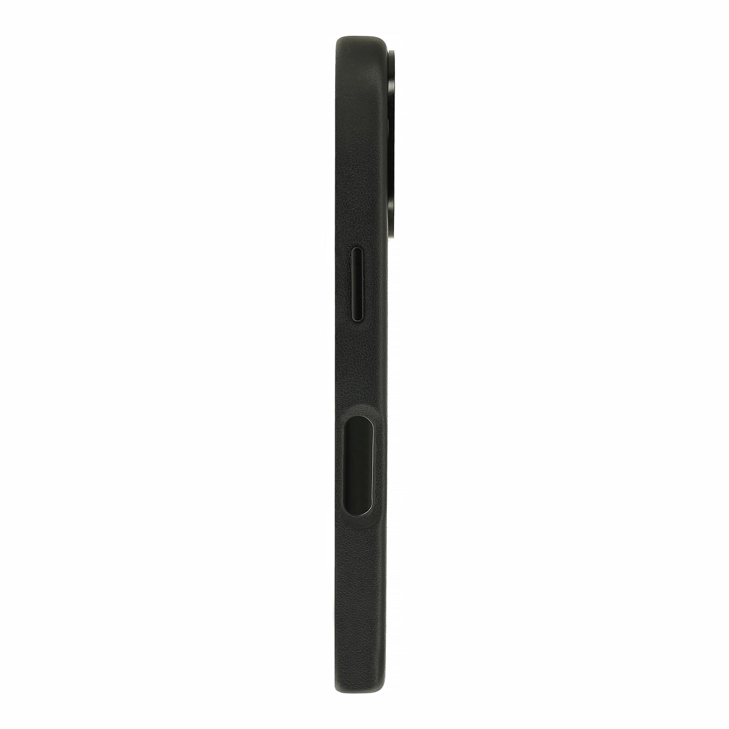 Dviced Leather ovitek z MagSafe za iPhone 16 - črna