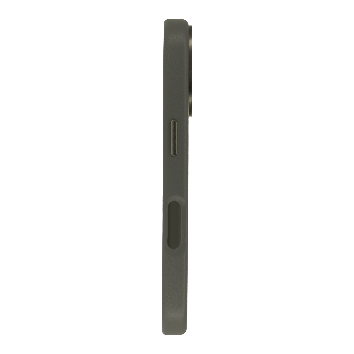 Dviced Leather ovitek z MagSafe za iPhone 16 - siva