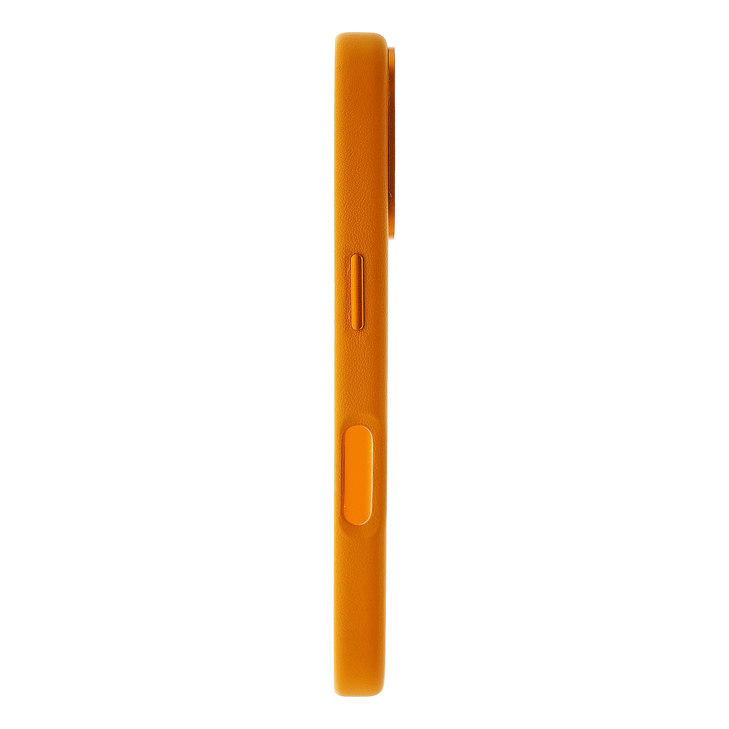 Dviced Leather ovitek z MagSafe za iPhone 16 - oranžna