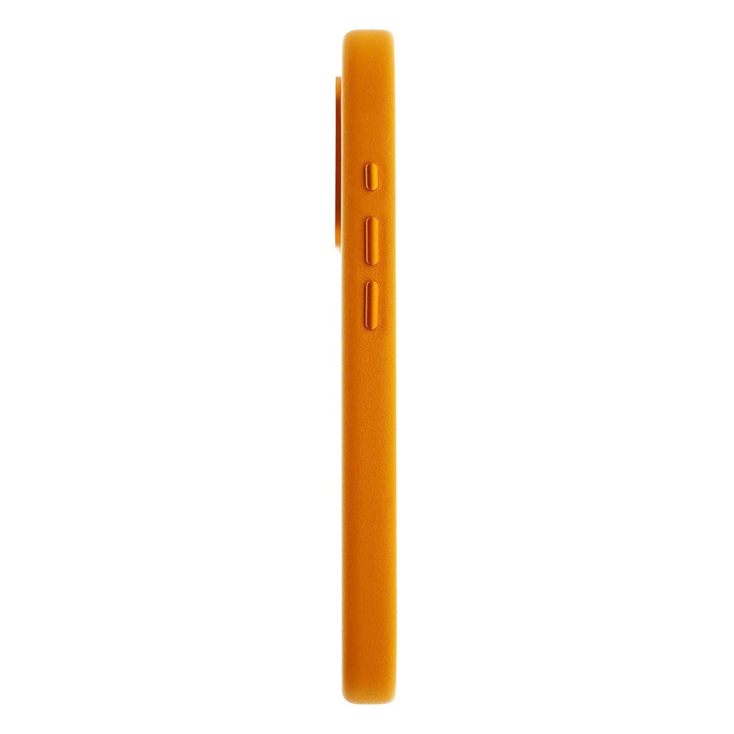 Dviced Leather ovitek z MagSafe za iPhone 16 Pro - oranžna