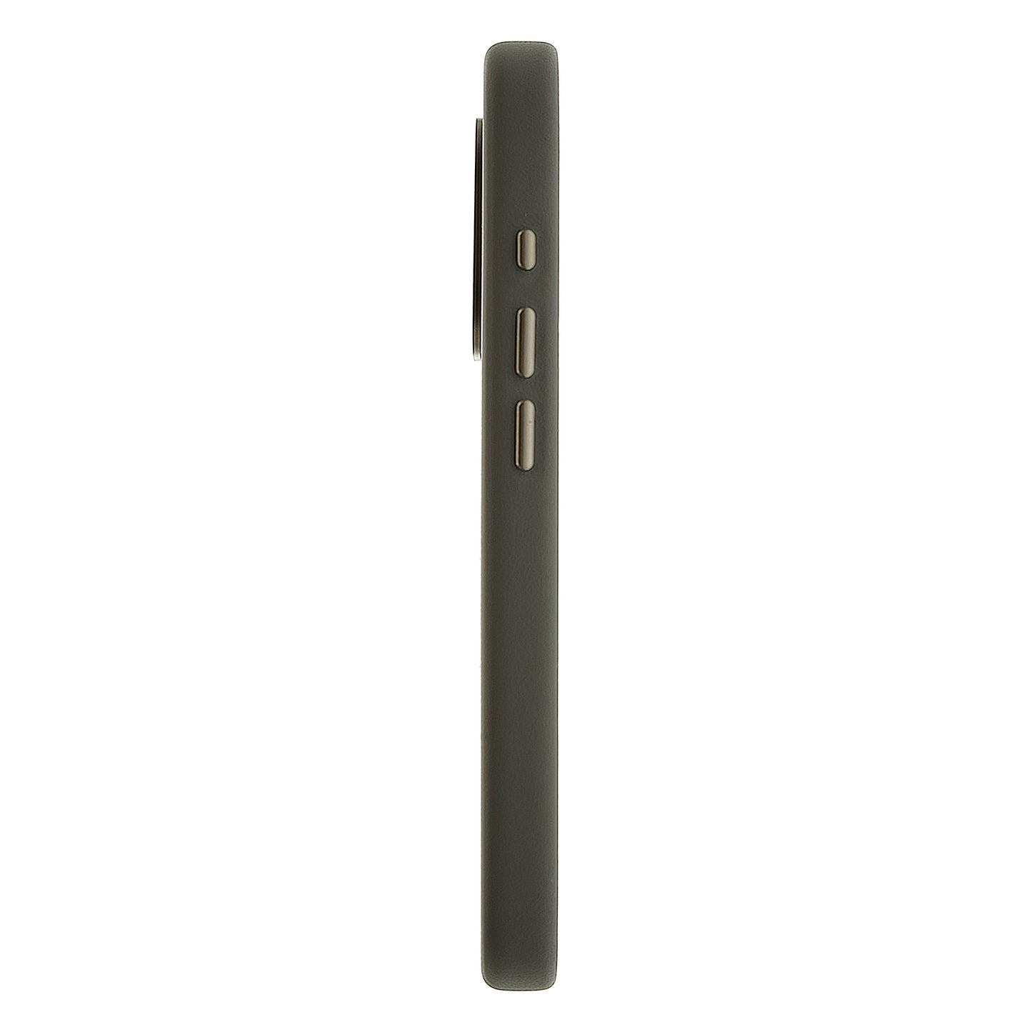 Dviced Leather ovitek z MagSafe za iPhone 16 Pro Max - siva
