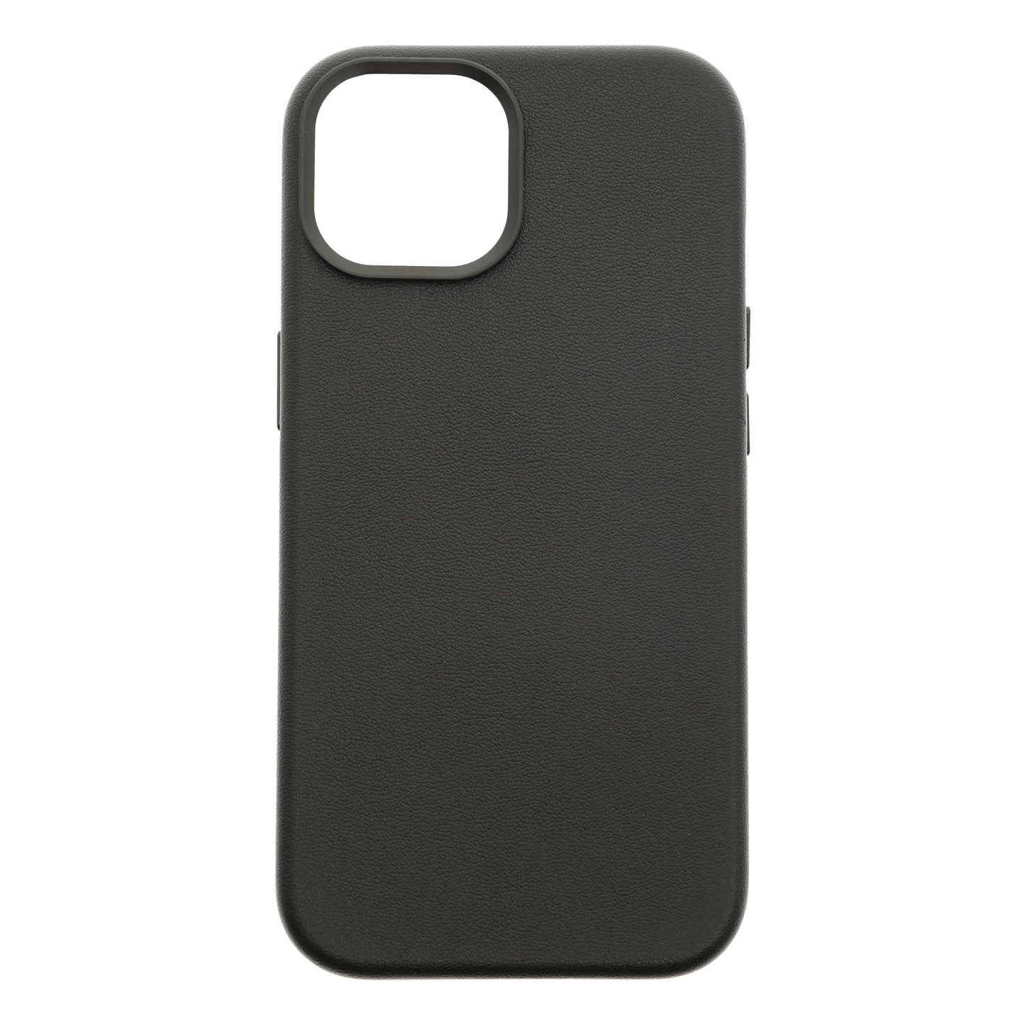 Dviced Leather ovitek z MagSafe za iPhone 15 - črna