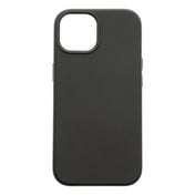 Dviced Leather ovitek z MagSafe za iPhone 15 - črna