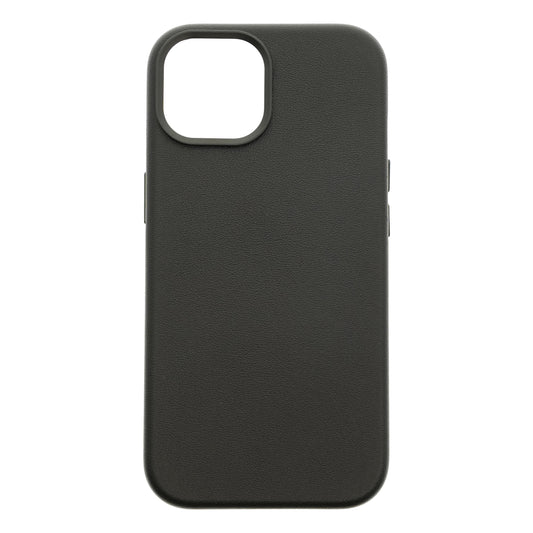 Dviced Leather ovitek z MagSafe za iPhone 15 - črna