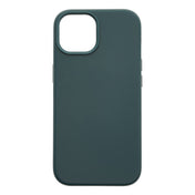 Dviced Leather ovitek z MagSafe za iPhone 15 - modra