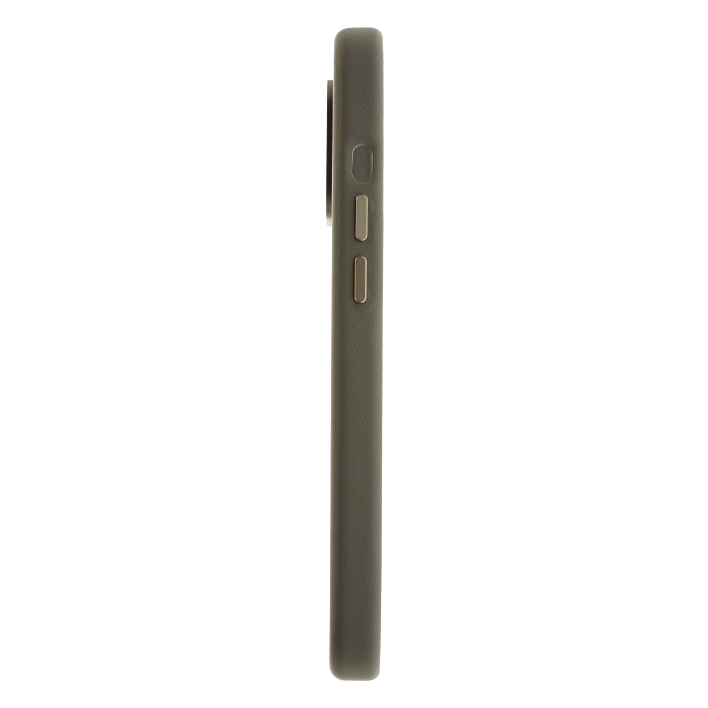 Dviced Leather ovitek z MagSafe za iPhone 15 - siva