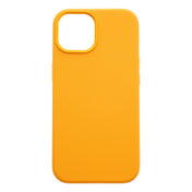 Dviced Leather ovitek z MagSafe za iPhone 15 - oranžna