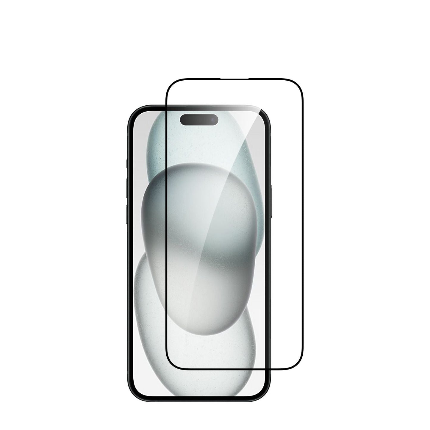 Dviced iPhone 15 silk print zaščitno steklo z aplikatorjem