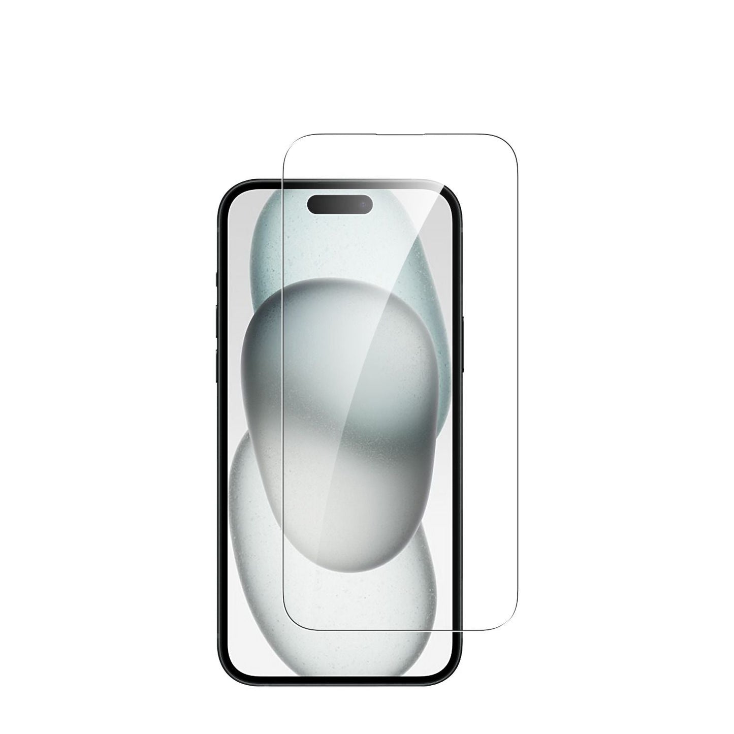 Dviced iPhone 15 prozorno zaščitno steklo z aplikatorjem