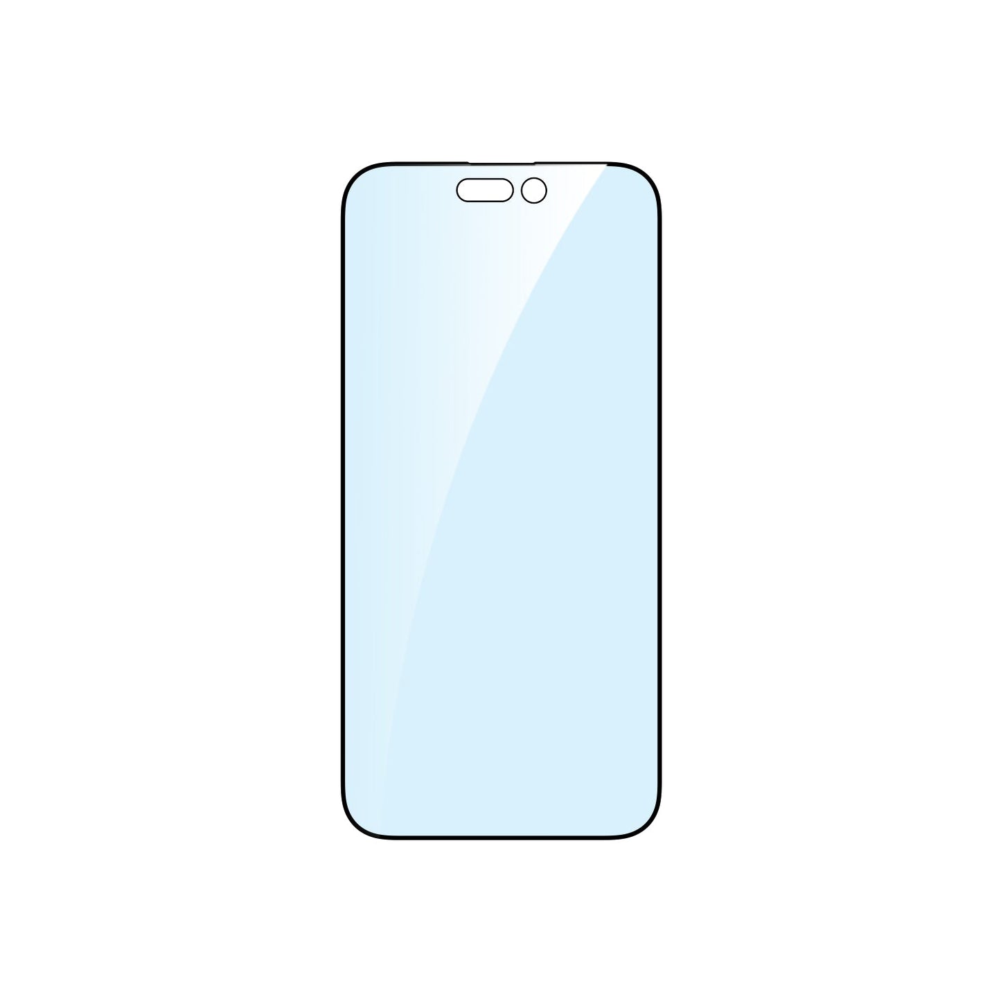 Dviced kaljeno zaščitno steklo proti modri svetlobi od roba do roba za iPhone 16 z aplikatorjem