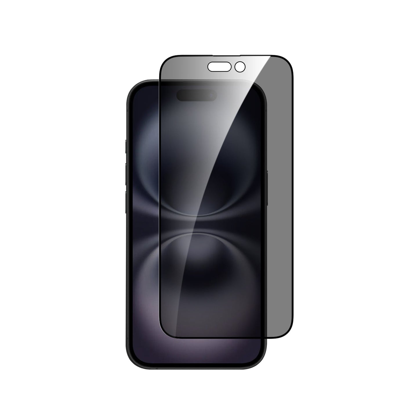 Dviced kaljeno zaščitno steklo za zasebnost od roba do roba za iPhone 16 Plus z aplikatorjem