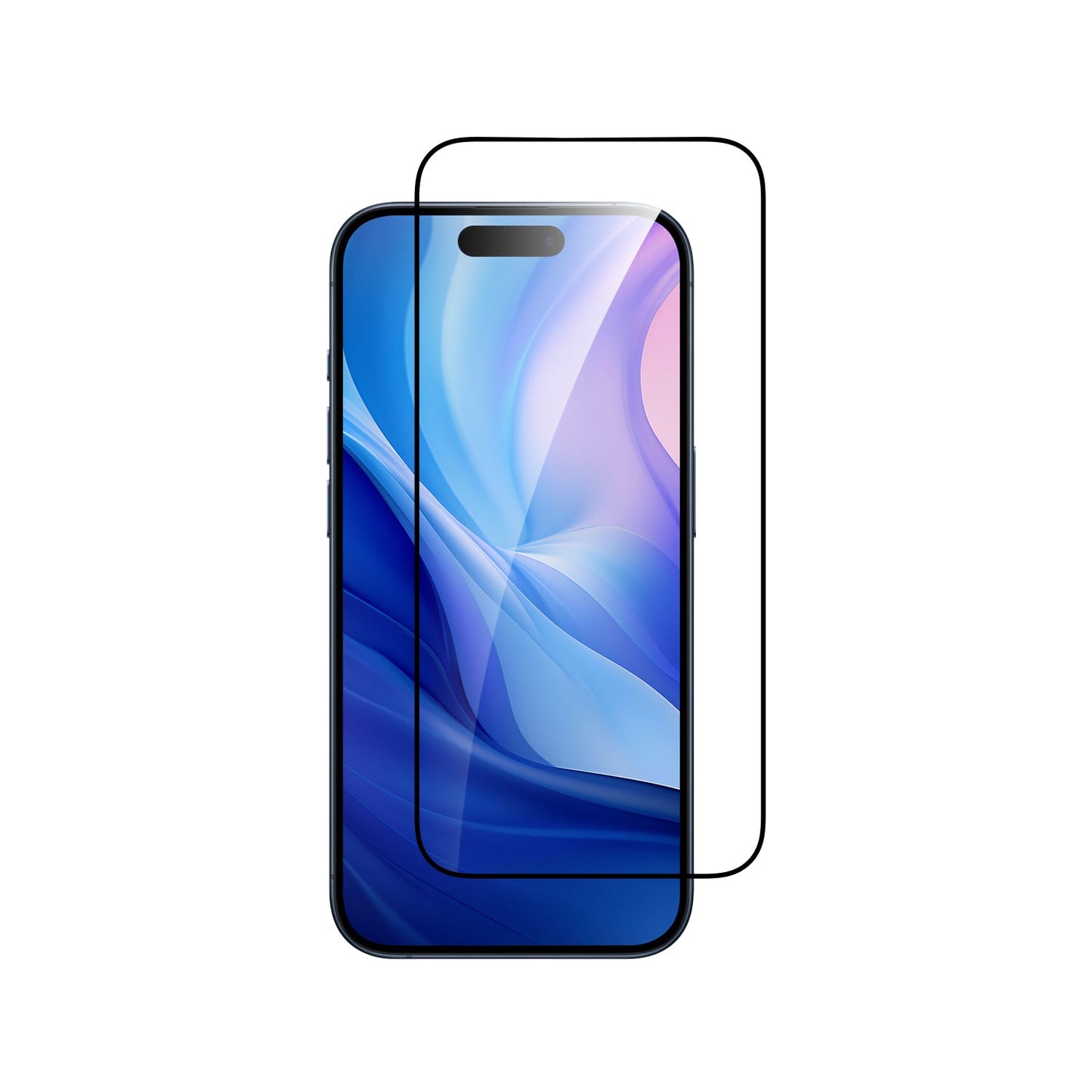 Dviced kaljeno zaščitno steklo od roba do roba za iPhone 16 Pro z aplikatorjem