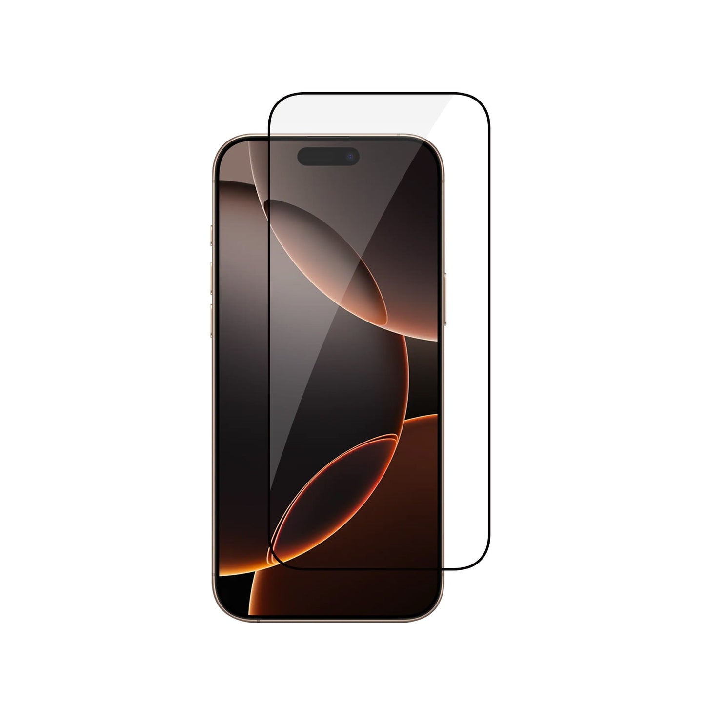 Dviced kaljeno zaščitno steklo od roba do roba za iPhone 16 Pro z aplikatorjem - dva kosa