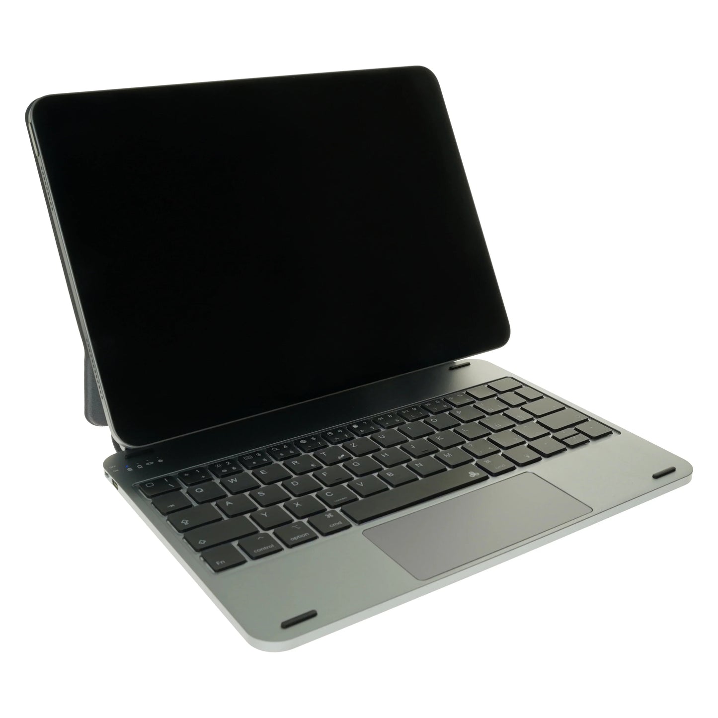 Dviced magnetni aluminijast ovitek s tipkovnico za iPad Air/Pro 11" - US - temno siva
