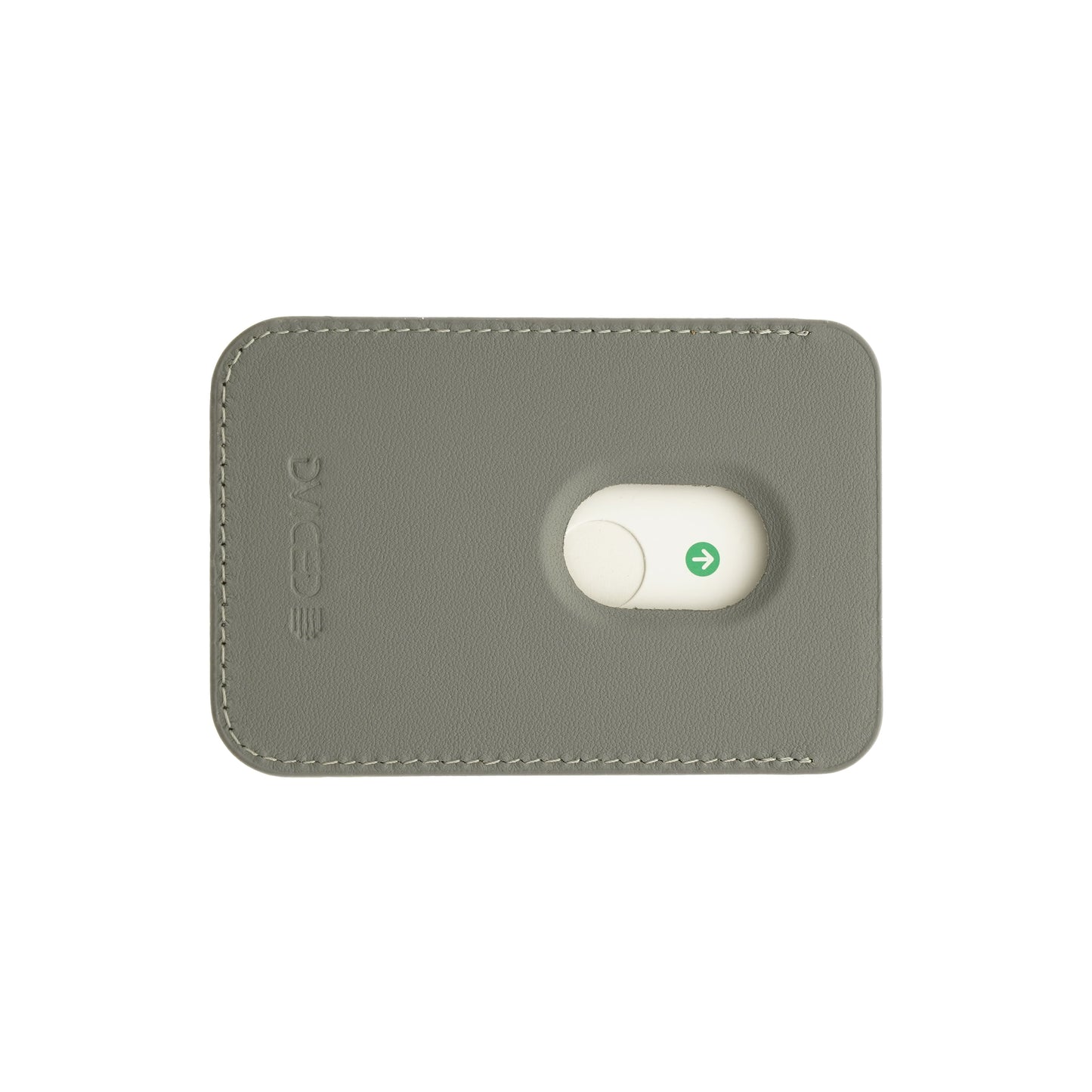 Dviced Leather MagSafe držalo za kartice s stojalom - siva