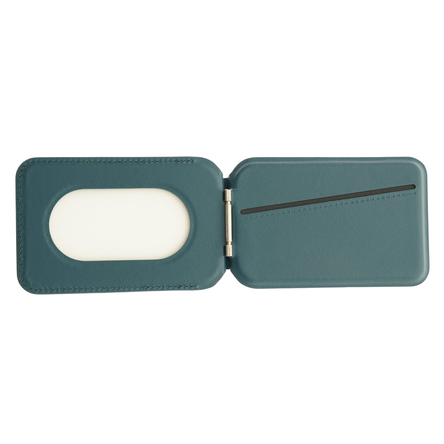 Dviced Leather MagSafe preklopno držalo za kartice - modra
