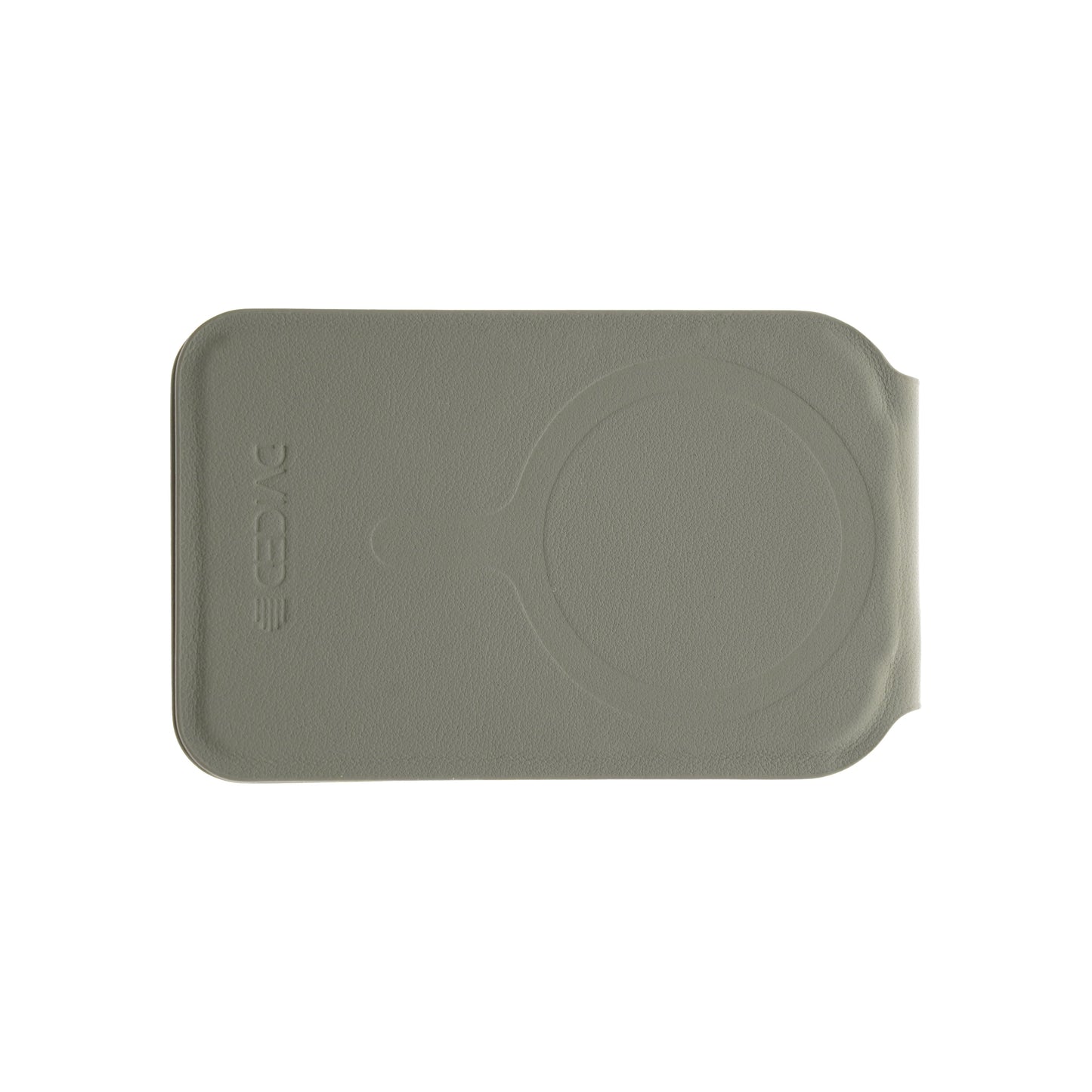 Dviced Leather MagSafe preklopno držalo za kartice - siva