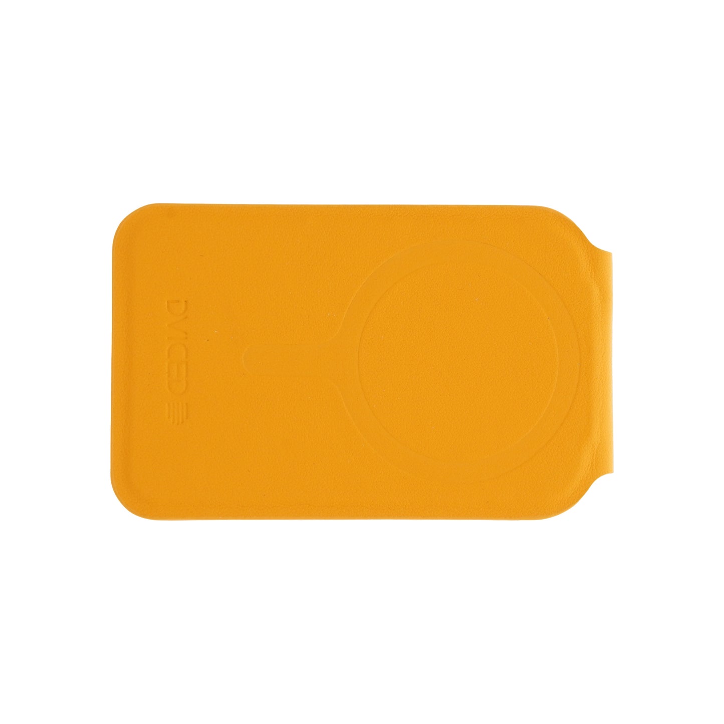 Dviced Leather MagSafe preklopno držalo za kartice - oranžna