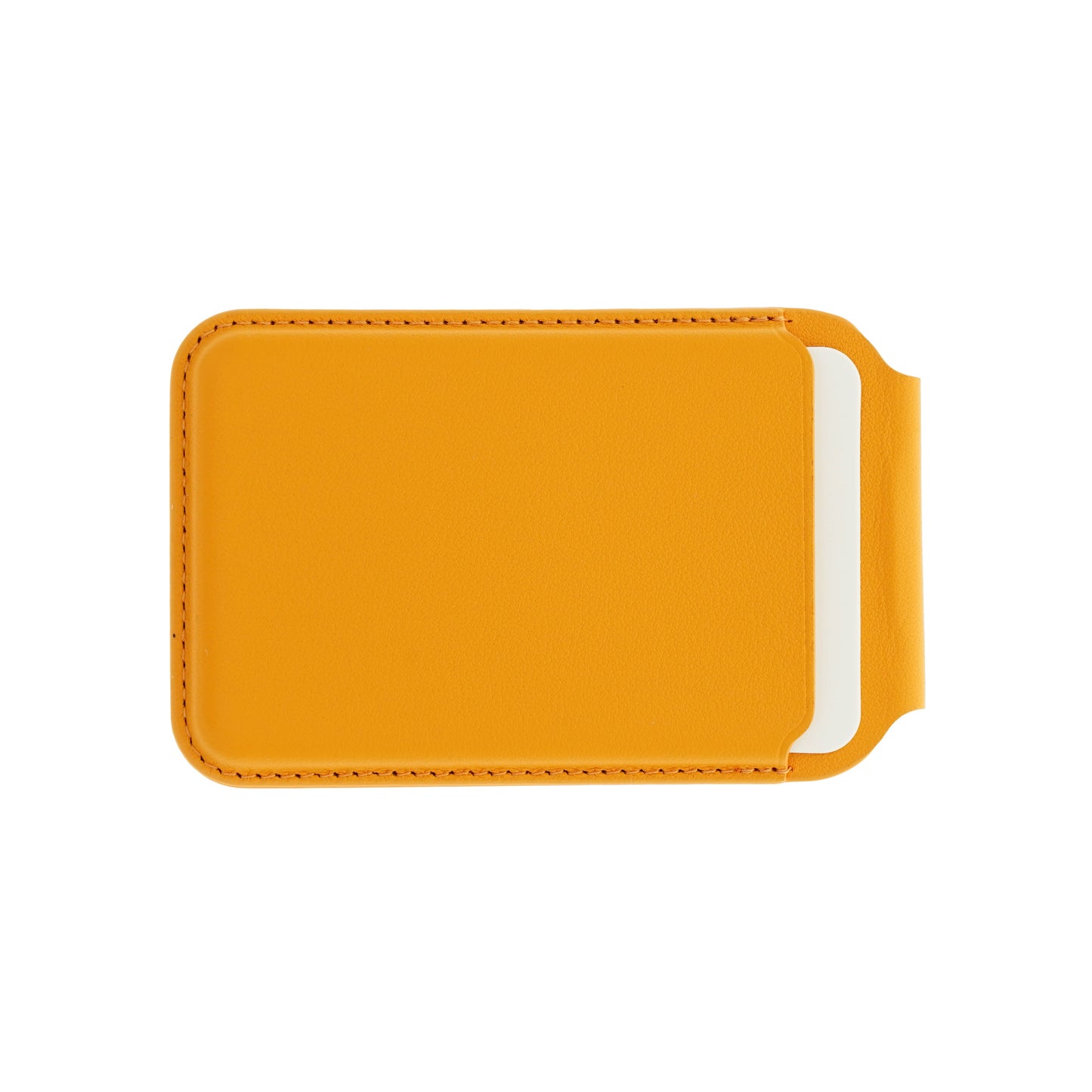 Dviced Leather MagSafe preklopno držalo za kartice - oranžna