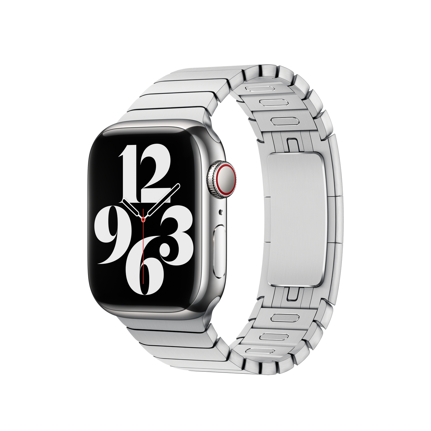 Apple pašček Link Bracelet v srebrni barvi za Apple Watch velikosti 38 mm - iSTYLE SI