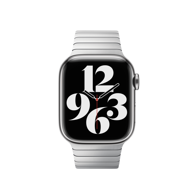 Apple pašček Link Bracelet v srebrni barvi za Apple Watch velikosti 38 mm - iSTYLE SI