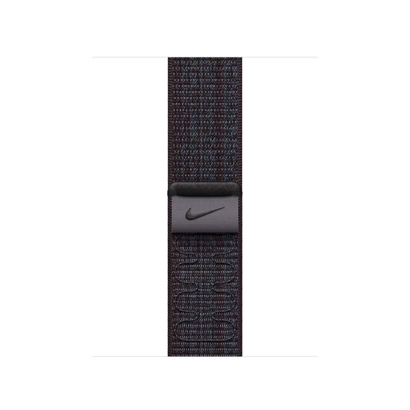 Apple pašček Nike Sport Loop v črni/modri barvi za Apple Watch velikosti 41 mm - iSTYLE SI