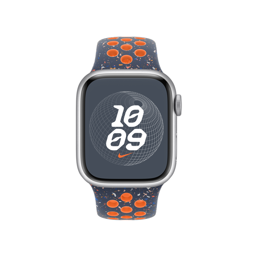 Apple pašček Nike Sport Band M/L v barvi modrega plamena za Apple Watch velikosti 41 mm - iSTYLE SI
