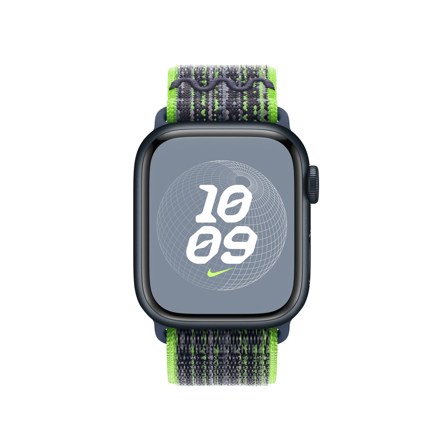 Apple pašček Nike Sport Loop v svetlo zeleni/modri barvi za Apple Watch velikosti 41 mm - iSTYLE SI