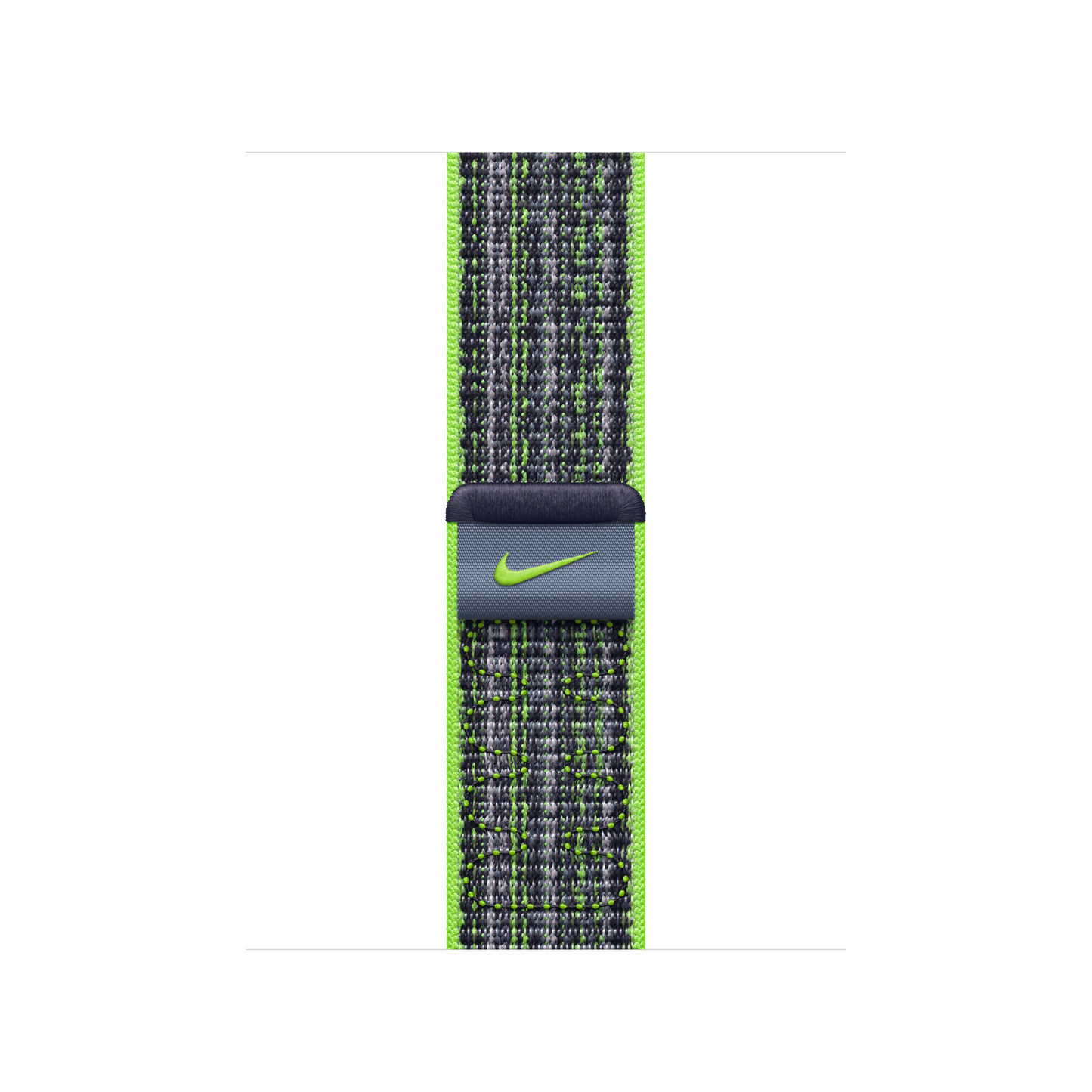 Apple pašček Nike Sport Loop v svetlo zeleni/modri barvi za Apple Watch velikosti 41 mm - iSTYLE SI