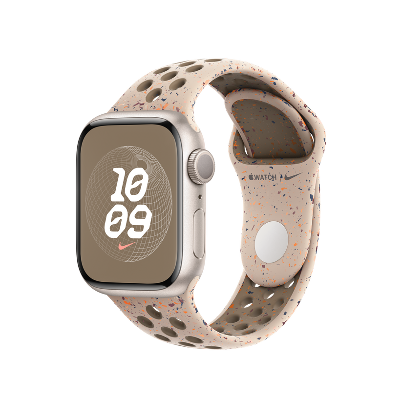 Apple pašček Nike Sport Band M/L v barvi puščavskega kamna za Apple Watch velikosti 41 mm - iSTYLE SI