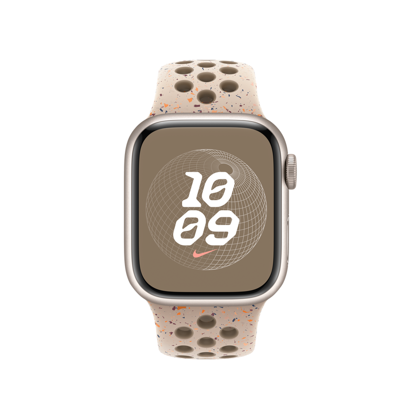 Apple pašček Nike Sport Band S/M v barvi puščavskega kamna za Apple Watch velikosti 41 mm - iSTYLE SI