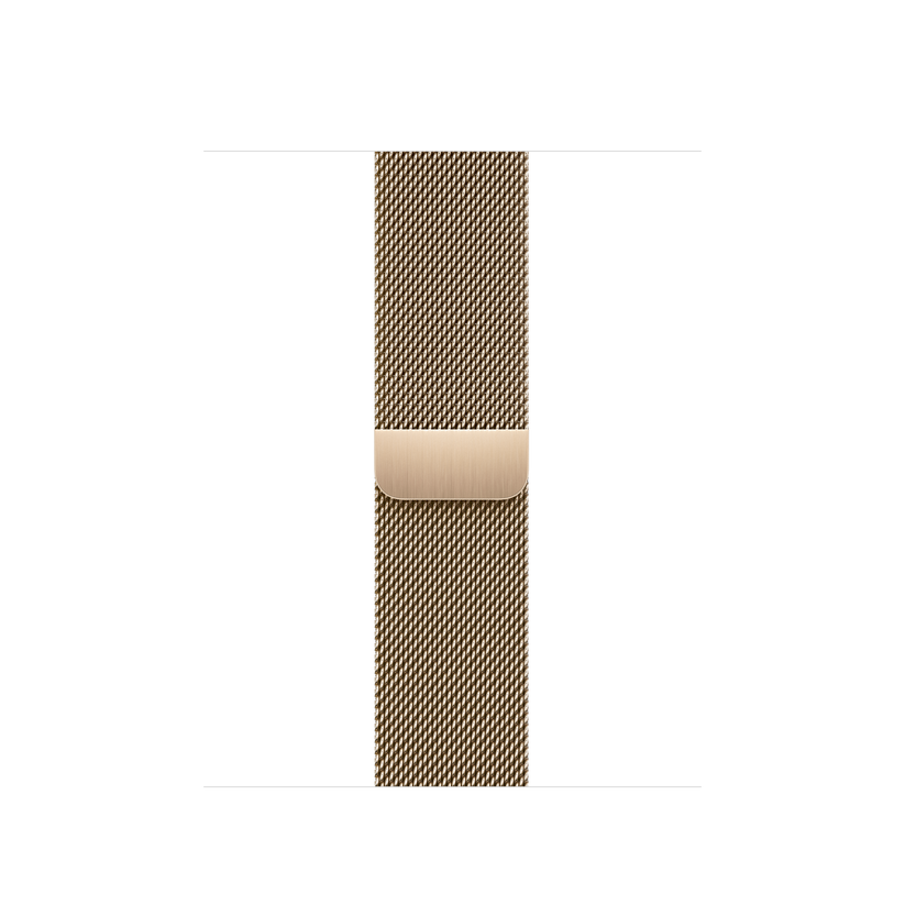 Apple pašček Milanese Loop v zlati barvi za Apple Watch velikosti 41 mm - iSTYLE SI