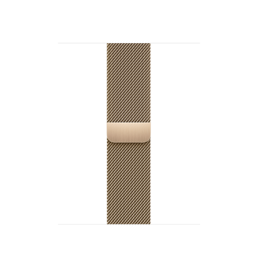 Apple pašček Milanese Loop v zlati barvi za Apple Watch velikosti 41 mm - iSTYLE SI