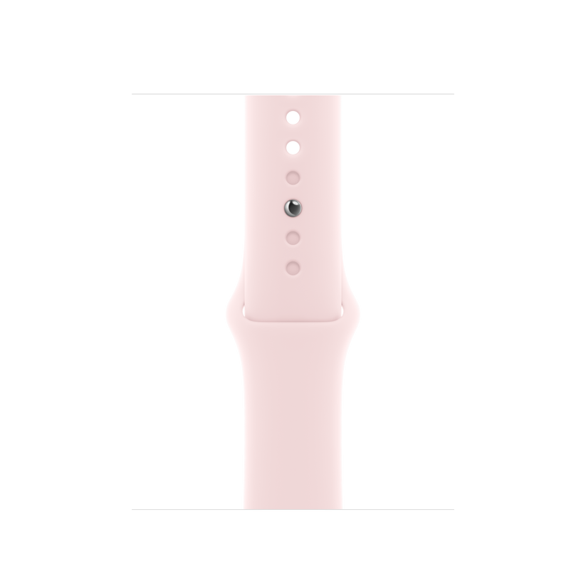 Apple pašček Sport Band S/M v nežno roza barvi za Apple Watch velikosti 41 mm - iSTYLE SI