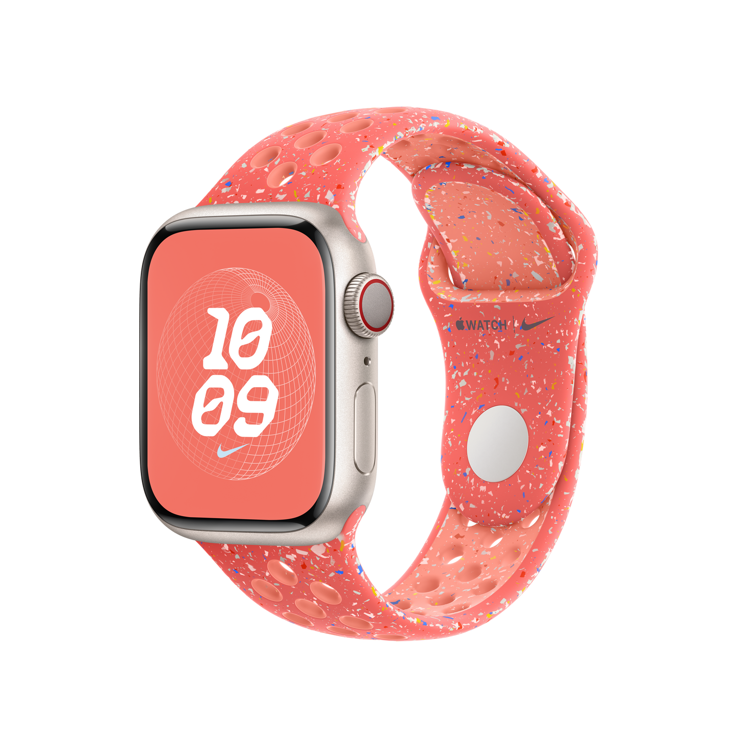 Apple pašček Nike Sport Band M/L v barvi čarobne žerjavice za Apple Watch velikosti 41 mm - iSTYLE SI