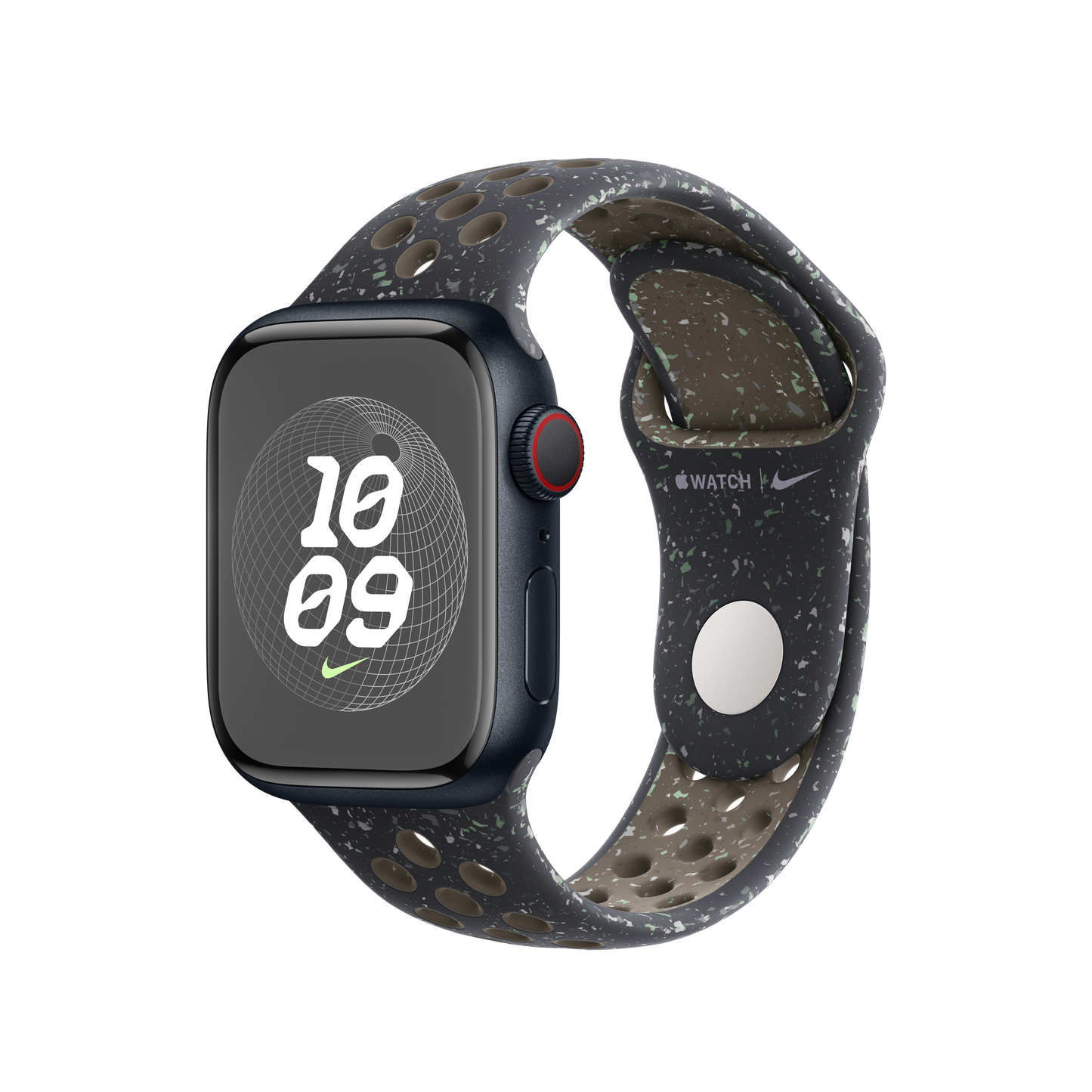Apple pašček Nike Sport Band S/M v polnočno nebeški barvi za Apple Watch velikosti 41 mm - iSTYLE SI