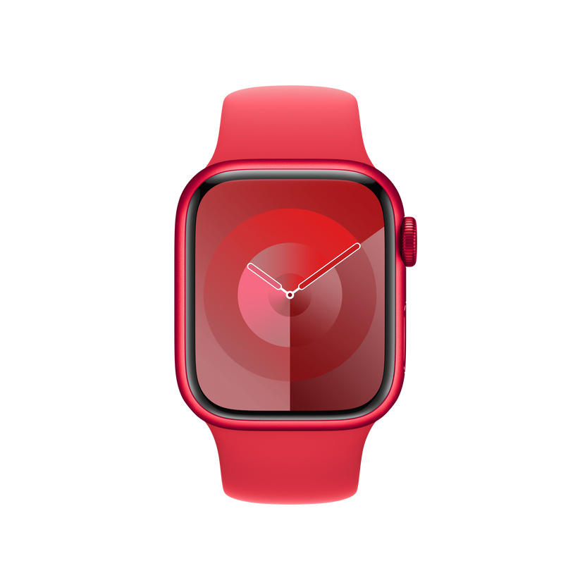 Apple pašček Sport Band M/L v (PRODUCT)RED barvi za Apple Watch velikosti 41 mm - iSTYLE SI